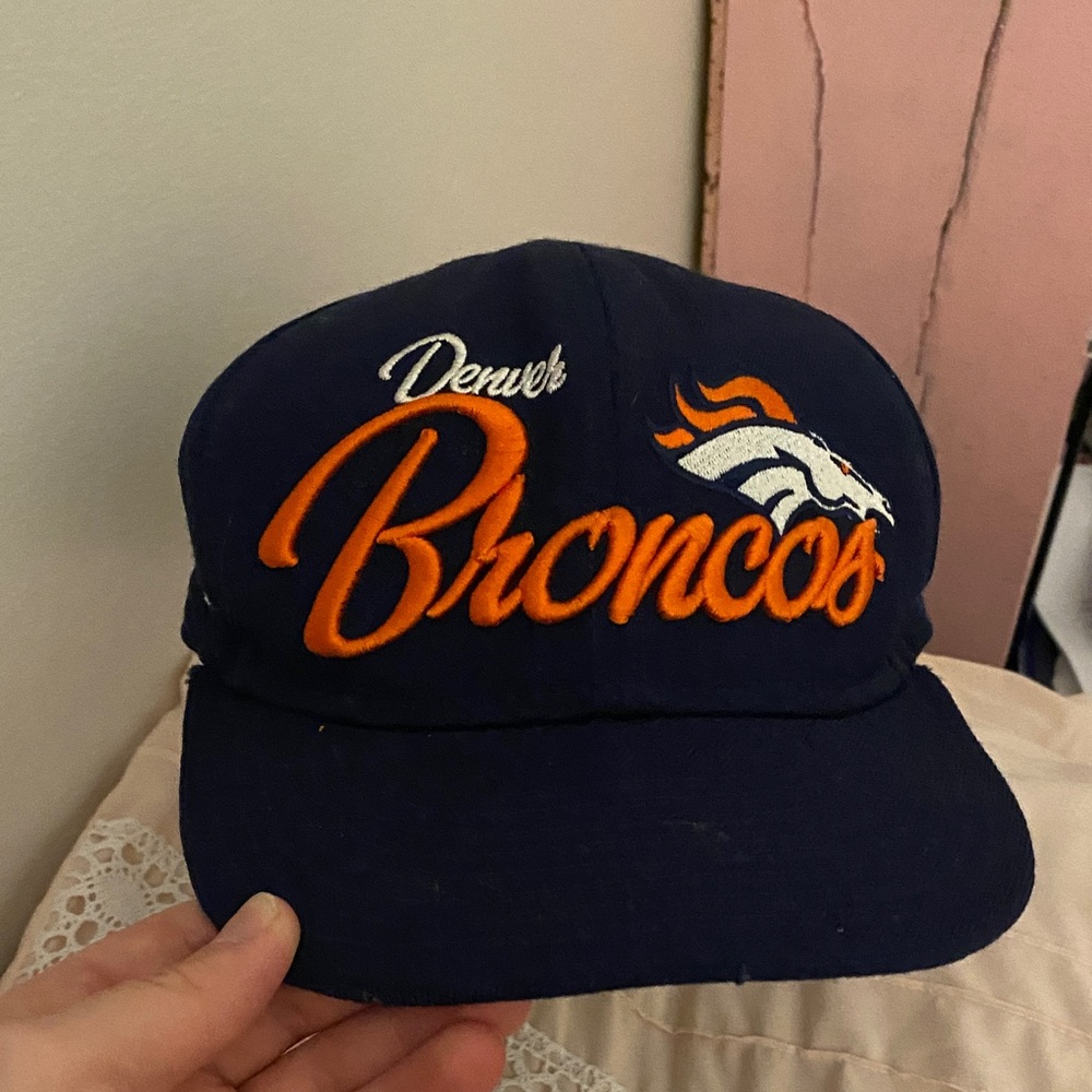 SOLD 9FIFTY Navy and Orange Cap